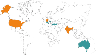 Delvitech Worldwide Map