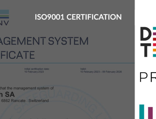 Delvitech SA is now ISO 9001 certified