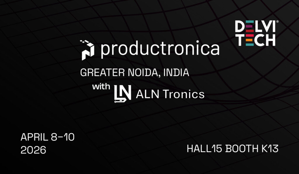 Delvitech at Productronica India 2026, April 8–10